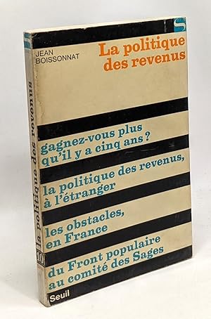 Seller image for La politique des revenus for sale by crealivres