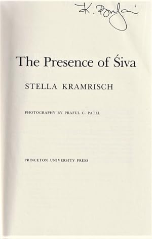 Seller image for The Presence Of Shiva for sale by Goulds Book Arcade, Sydney