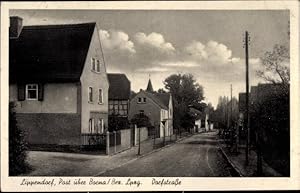 Ansichtskarte / Postkarte Lippendorf Neukieritzsch in Sachsen, Dorfstraße