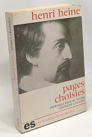 Image du vendeur pour Pages choisies introduction et notes Georges Cogniot - les classiques du peuple mis en vente par crealivres