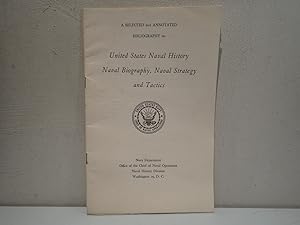 Seller image for United States Naval History, Biography, Strategy & Tactics, booklet 1956 for sale by Devils in the Detail Ltd