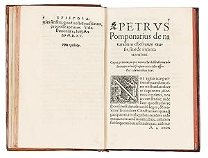 Bild des Verkufers fr De naturalium effectuum causis, sive de Incantationibus, opus abstrusioris philosophiae plenum, & breuissimis historijs illustratum atque ante annos XXXV compositum, nunc prim m ver in lucem fideliter editum. Adiectis brevibus scholijs  Gulielmo Gratarolo Physico Bergomate zum Verkauf von Govi Rare Books LLC