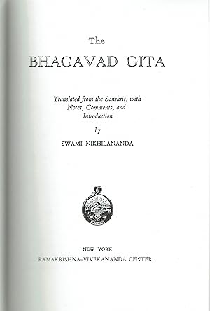 Imagen del vendedor de Bhagavad Gita a la venta por Vedic Book Services