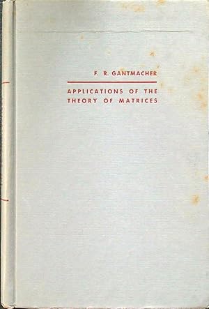 Seller image for Applications of the theory of matrices for sale by Librodifaccia