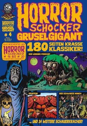 Image du vendeur pour Horrorschocker Grusel Gigant 4 mis en vente par BuchWeltWeit Ludwig Meier e.K.