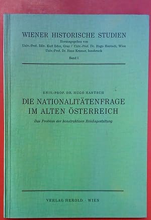 Bild des Verkufers fr Die Nationalittenfrage im alten sterreich (Wiener historische Studien - Band 1) zum Verkauf von biblion2