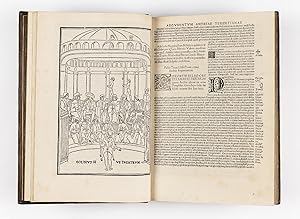 Image du vendeur pour Terentius cum quinque commentis: videlicet Donati: Guidonis: Calphur. Ascensii & Servii mis en vente par Libreria Alberto Govi di F. Govi Sas