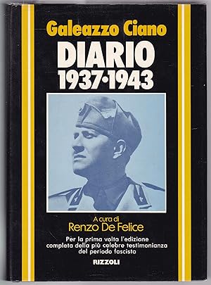 Diario 1937 - 1943. A cura de Renzo De Felice