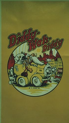 "DIDDY-WAH-DIDDY / MR NATURAL" Affiche originale entoilée / Offset Robert CRUMB (1967)
