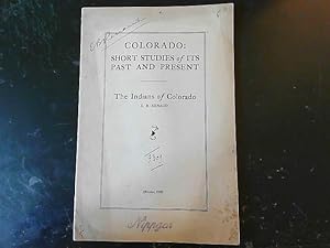 Immagine del venditore per Colorado: Short Studies of Its Past and Present venduto da JLG_livres anciens et modernes