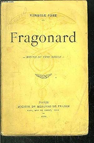 Seller image for Fragonard -Moeurs Du Xviii Siecle for sale by JLG_livres anciens et modernes