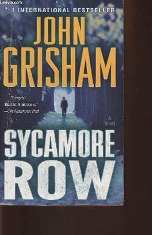 Seller image for Sycamore row for sale by Le-Livre