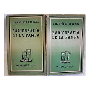 Seller image for RADIOGRAFIA DE LA PAMPA -2 VOLL.(1946) for sale by Invito alla Lettura
