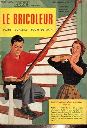 Image du vendeur pour Le Bricoleur, n10 (vol. 2, n4) : La diligence du Far West / Modle de canon de marine du 18e sicle / Une table  jeux multiples / Six modles de serre-livres / Construction d'un escalier / Un porche qui roule dans le jardin /. mis en vente par Le-Livre