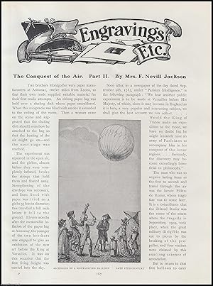 Immagine del venditore per The Conquest of The Air : Ascension of a Montgolfier Balloon. An original article from The Connoisseur, 1910. venduto da Cosmo Books