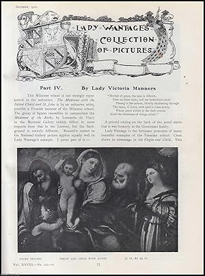 Seller image for Lady Wantage (part 4) (Harriet Sarah Loyd-Lindsay, Baroness Wantage) : Her Collection of Pictures. An original article from The Connoisseur, 1910. for sale by Cosmo Books