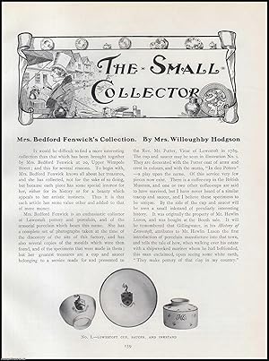 Image du vendeur pour Mrs. Ethel Gordon Bedford, British Nurse : Her Fenwick's Collection. An original article from The Connoisseur, 1910. mis en vente par Cosmo Books