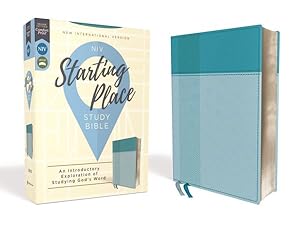 Immagine del venditore per NIV Starting Place Study Bible : New International Version, Aquamarine, Leathersoft: An Introductory Exploration of Studying God's Word venduto da GreatBookPrices