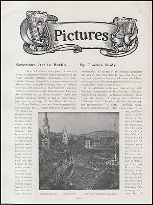 Immagine del venditore per American Art in Berlin. An original article from The Connoisseur, 1910. venduto da Cosmo Books