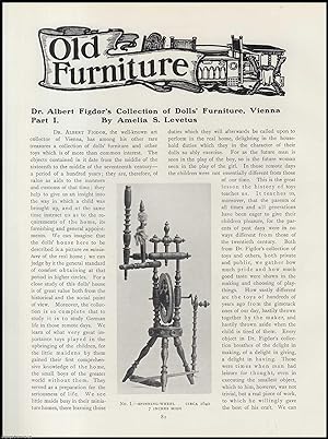 Imagen del vendedor de Dr. Albert Figdor's Collection (part 1) of Dolls Furniture, Vienna. An original article from The Connoisseur, 1913. a la venta por Cosmo Books
