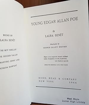 Young Edgar Allan Poe.