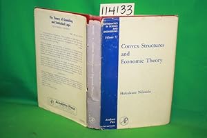 Imagen del vendedor de Convex Structures and Economic Theory a la venta por Princeton Antiques Bookshop