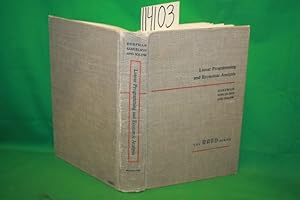 Image du vendeur pour Linear Programming and Economic Analysis mis en vente par Princeton Antiques Bookshop