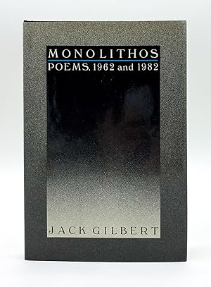 Seller image for MONOLITHOS for sale by Brian Cassidy Books at Type Punch Matrix