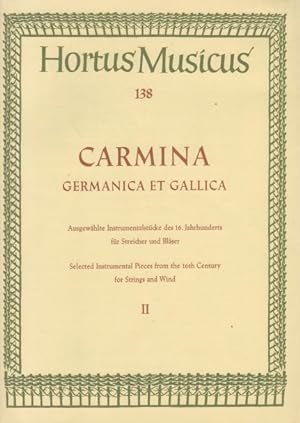 Carmina Germanica et Gallica II - Score & Parts