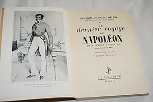 Bild des Verkufers fr LE DERNIER VOYAGE DE NAPOLEON DE MALMAISON A LONGWOOD JUIN-DECEMBRE 1815 (MEMORIAL DE SAINTE HELENE) zum Verkauf von Librairie RAIMOND