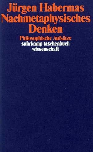 Bild des Verkufers fr Nachmetaphysisches Denken: Philosophische Aufstze (suhrkamp taschenbuch wissenschaft) zum Verkauf von Antiquariat Armebooks