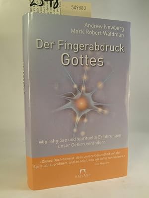 Bild des Verkufers fr Der Fingerabdruck Gottes Wie religise und spirituelle Erfahrungen unser Gehirn verndern zum Verkauf von ANTIQUARIAT Franke BRUDDENBOOKS