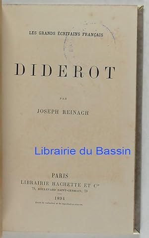 Image du vendeur pour Diderot mis en vente par Librairie du Bassin