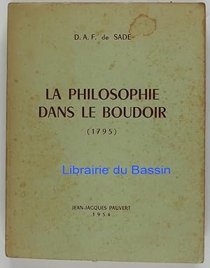 Seller image for La philosophie dans le boudoir (1795) for sale by Librairie du Bassin