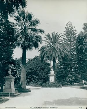 Foto Palermo Sicilia, Giardino Garibaldi I, um 1900 - NPG 9742