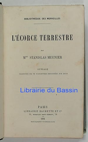 Bild des Verkufers fr L'corce terrestre zum Verkauf von Librairie du Bassin