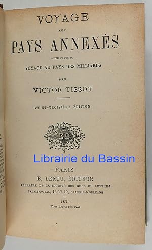 Seller image for Voyage aux pays annexes suite et fin du voyage au pays des milliards for sale by Librairie du Bassin