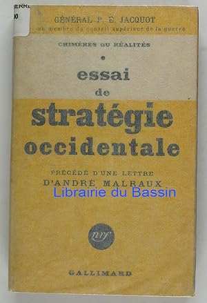 Image du vendeur pour Chimres ou ralits Essai de stratgie occidentale mis en vente par Librairie du Bassin