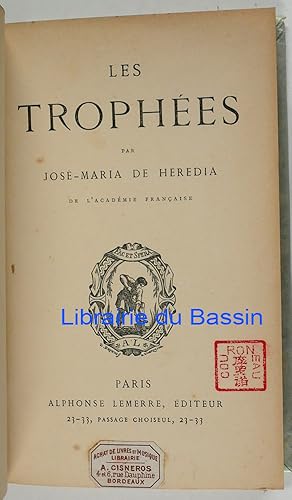 Seller image for Les trophes for sale by Librairie du Bassin