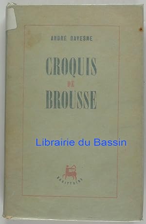 Seller image for Croquis de brousse for sale by Librairie du Bassin