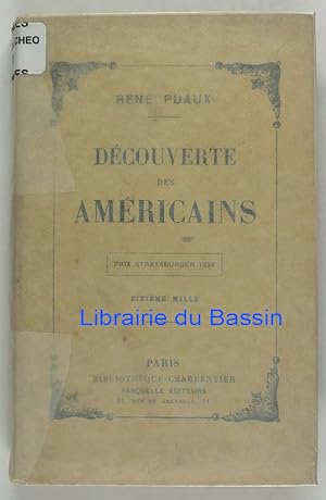 Seller image for Dcouverte des amricains for sale by Librairie du Bassin