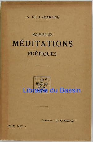 Image du vendeur pour Nouvelles mditations potiques mis en vente par Librairie du Bassin