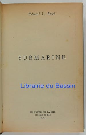 Imagen del vendedor de Submarine a la venta por Librairie du Bassin
