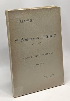 Seller image for St Alphonse de Liguori (1696-1787) - coll. Les Saints for sale by crealivres