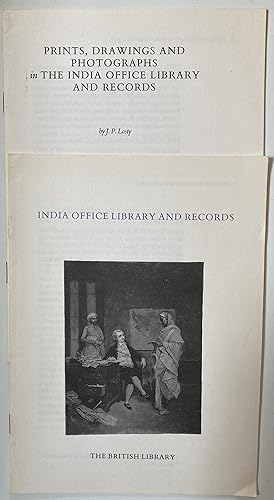 Prints, drawings and photographs in the India Office Library and Records [together with] India Of...