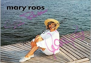 Bild des Verkufers fr Original Autogramm Mary Roos /// Autogramm Autograph signiert signed signee zum Verkauf von Antiquariat im Kaiserviertel | Wimbauer Buchversand