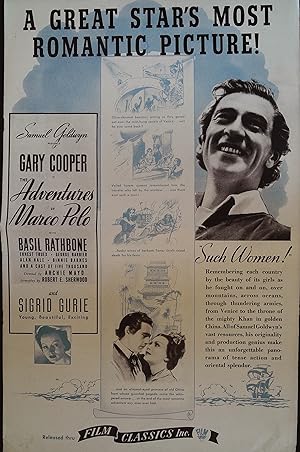 Immagine del venditore per The Adventures of Marco Polo Pressbook1937 Gary Cooper, Basil Rathbone venduto da AcornBooksNH