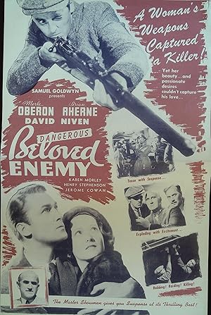 Seller image for Beloved Enemy Pressbook1936 Merle Oberon, Brian Aherne, David Niven for sale by AcornBooksNH