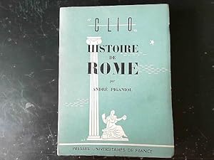 Bild des Verkufers fr Histoire De Rome - Clio Introduction Aux Etudes Historiques zum Verkauf von JLG_livres anciens et modernes