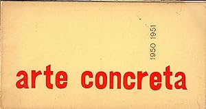 Seller image for Arte Concreta 1950-1951 for sale by Studio Bibliografico Marini